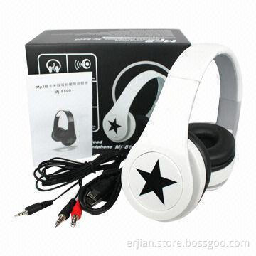 Super bass retractable earphones stereo with fashionable OEM printing, competitive price